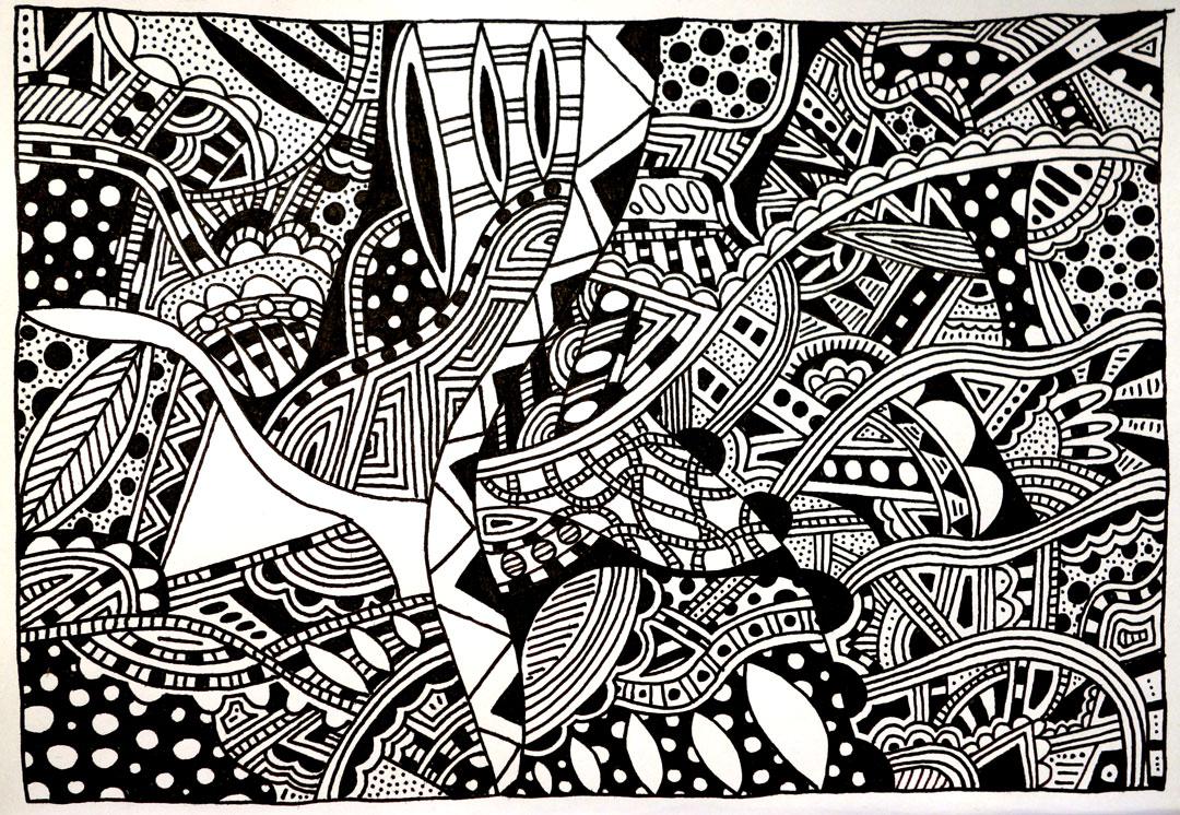 Curvy and Organic Doodle Art: Sample Project - image 1 - student project