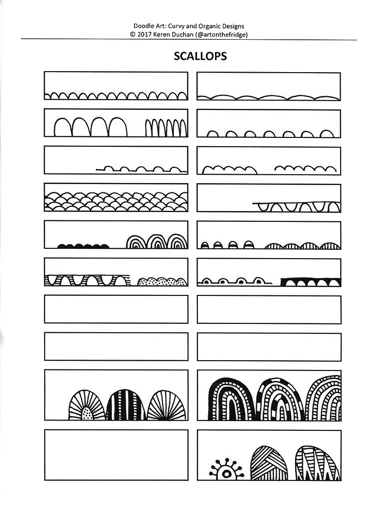 Curvy and Organic Doodle Art: Sample Project - image 3 - student project