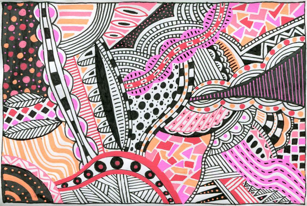 Doodling with Gel Pens: Sample Project - image 3 - student project