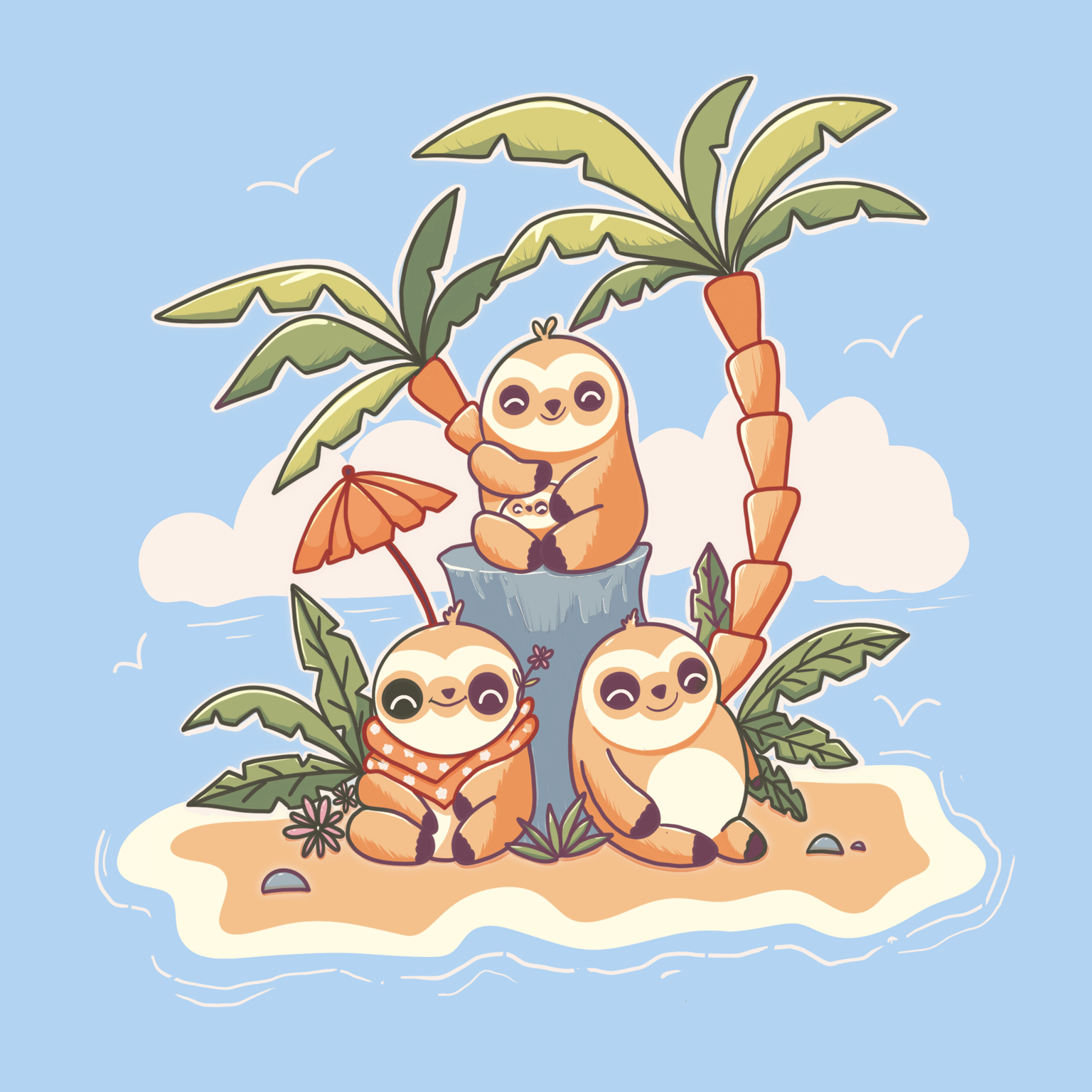 Sloths on Vacation - image 1 - student project