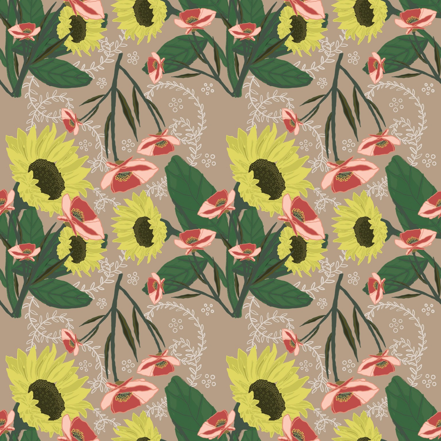 Flower repeat project - image 1 - student project