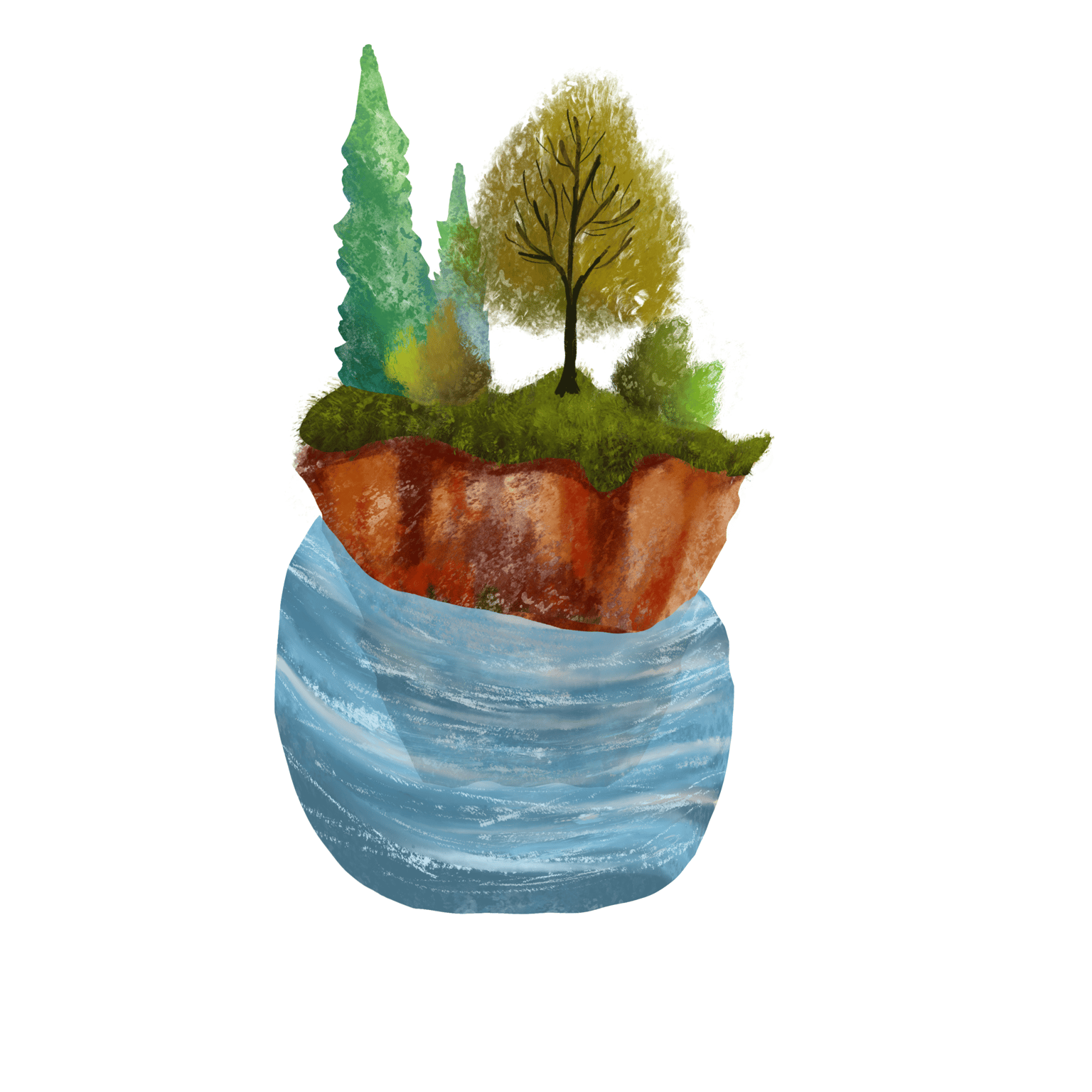 Floating island - image 1 - student project
