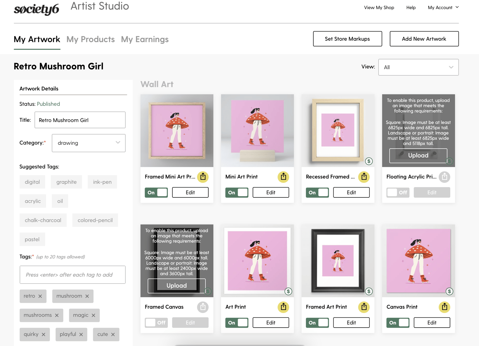 Stand Out On Society6 - image 7 - student project