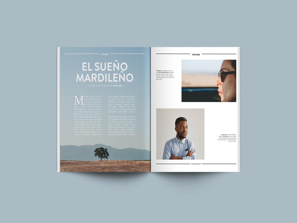'Skillshare Magazine' Mock Feature Design - image 3 - student project