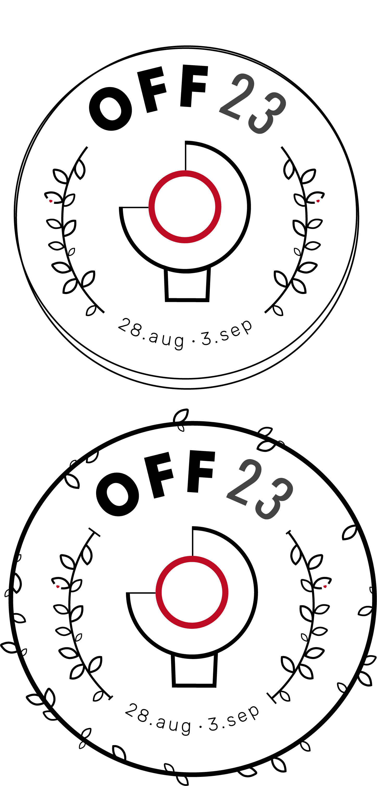 Badge style logo for Odense Film Festival - image 1 - student project