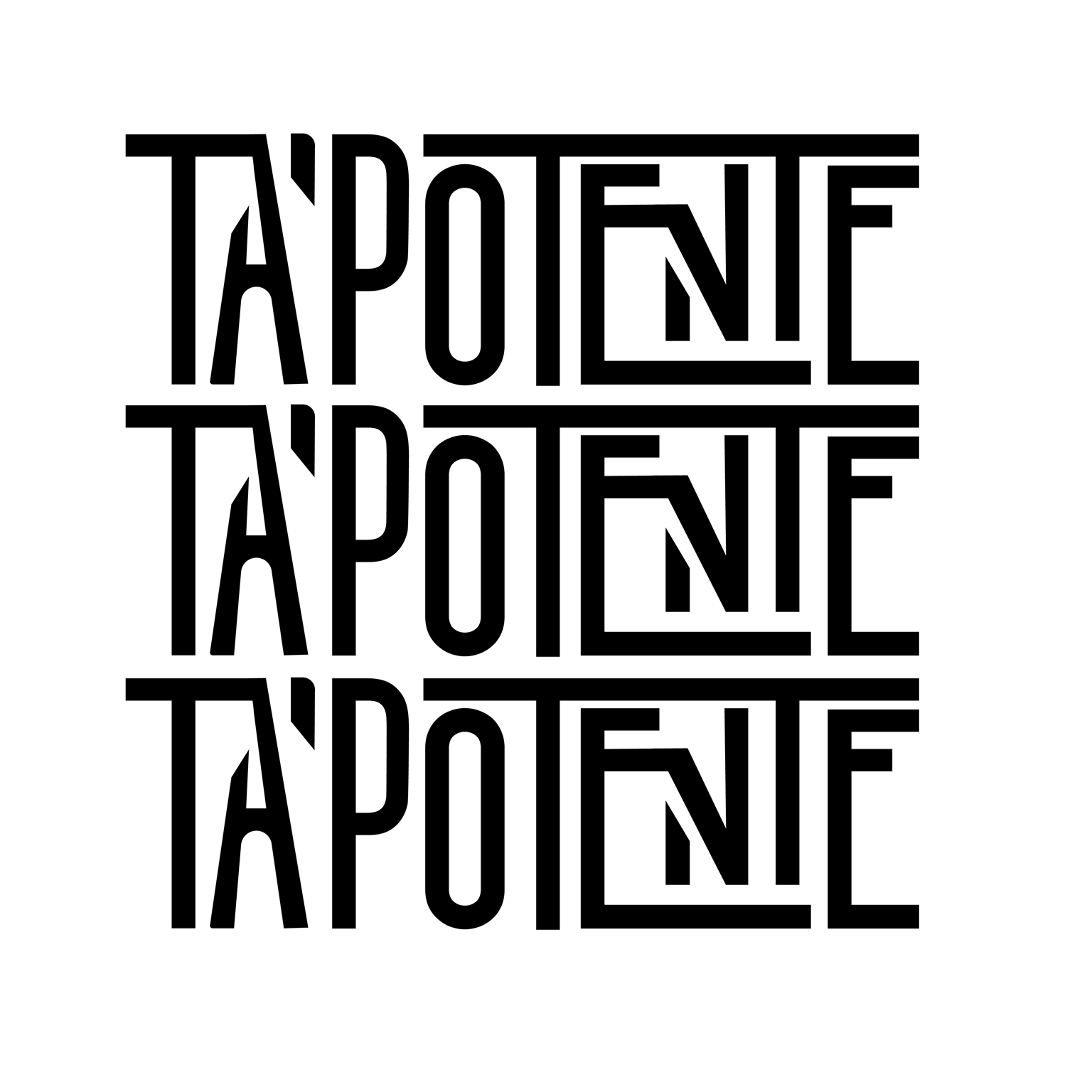 Ta potente typography project - image 4 - student project