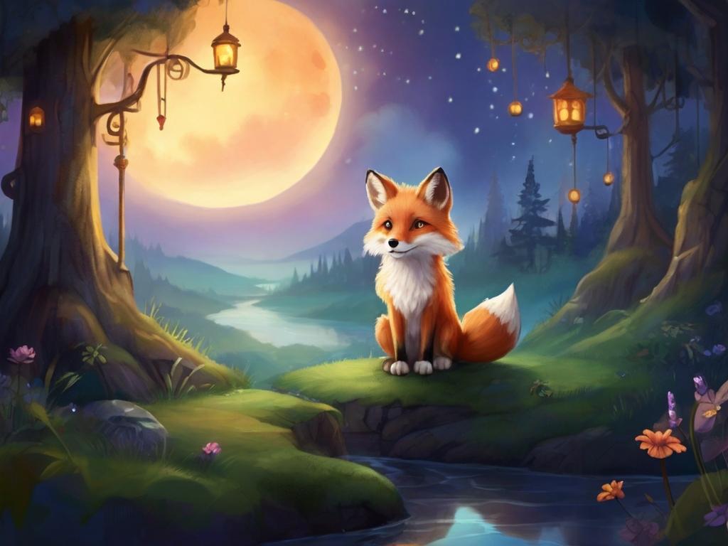 The Adventures of Luna and the Starlit Forest - image 2 - student project