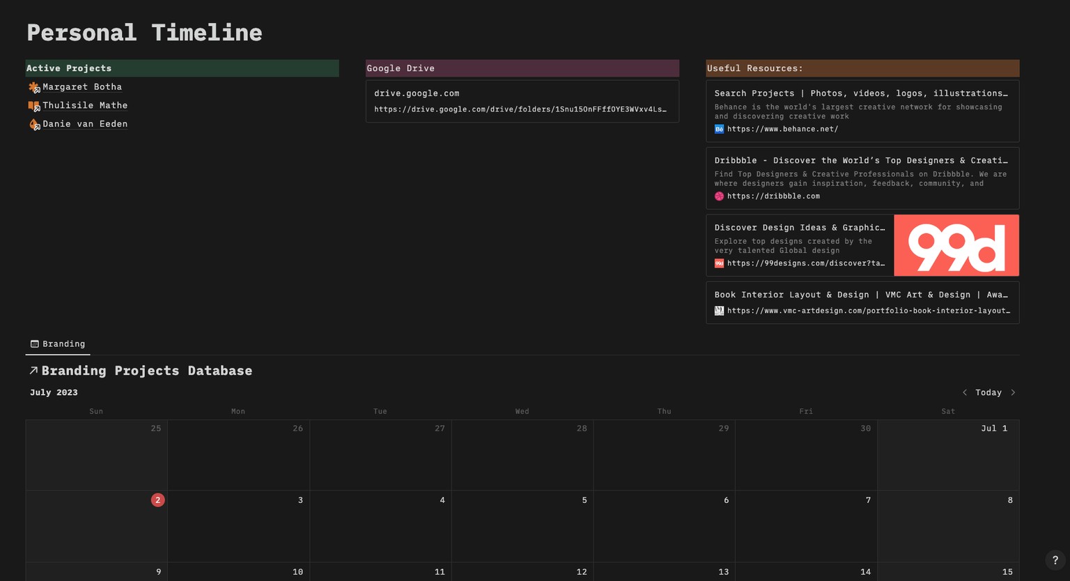 Basic Dashboard - image 2 - student project