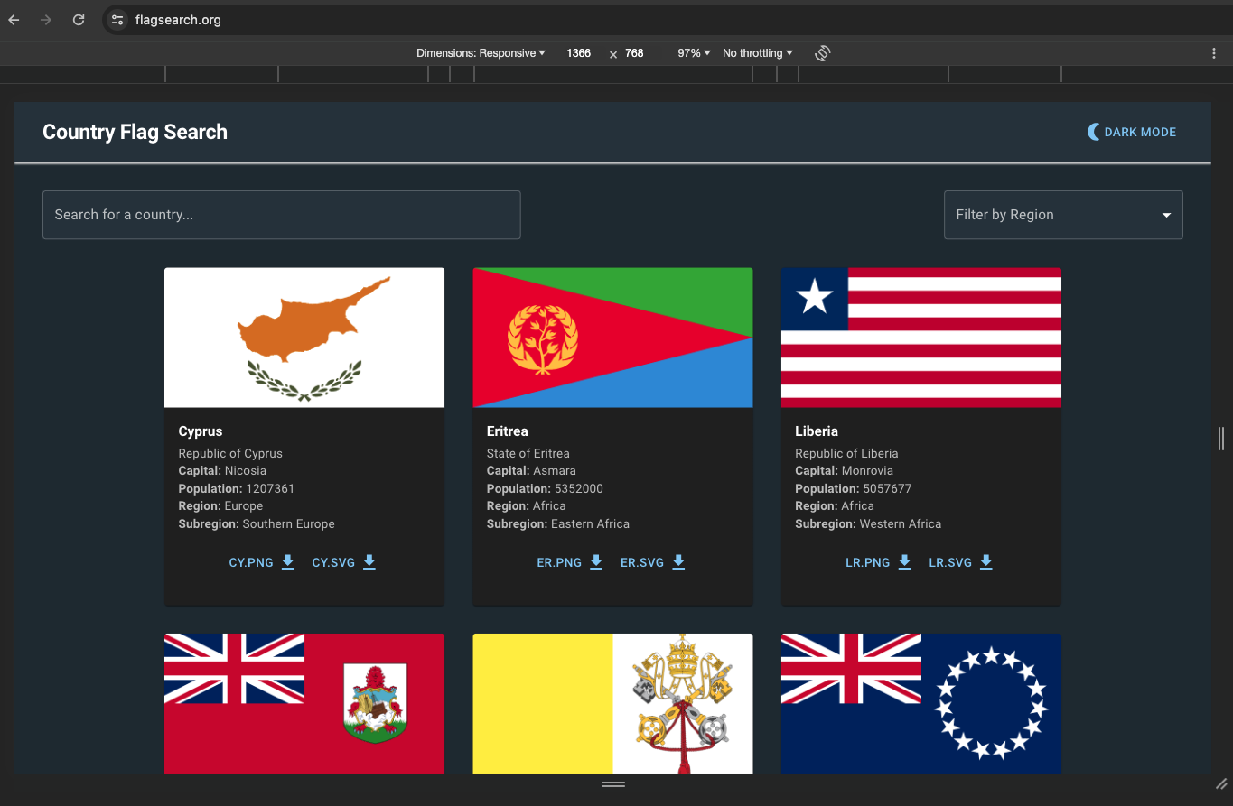flagsearch. org - image 1 - student project