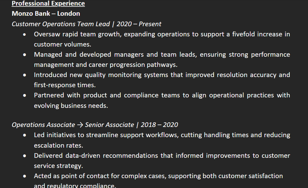 My CV Template - image 2 - student project