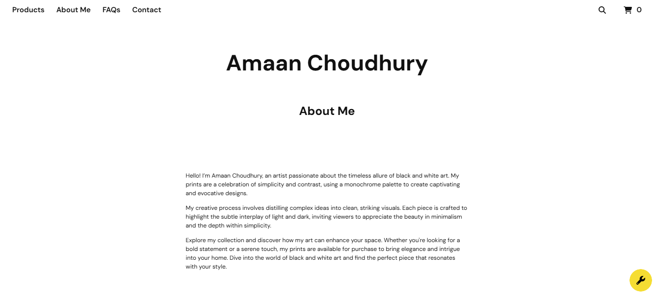 My Online Art Store - image 1 - student project