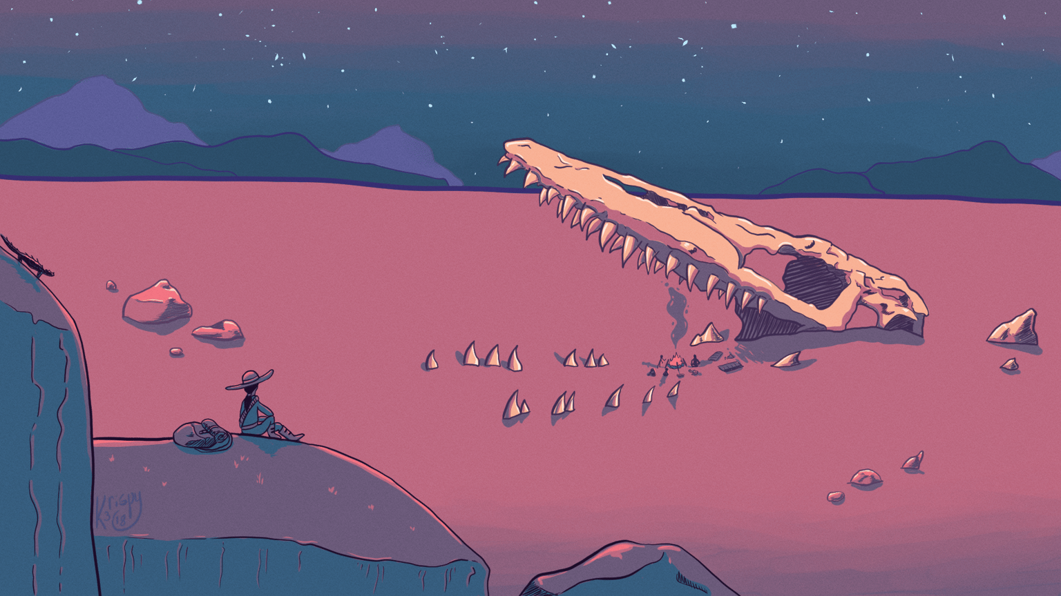 Skull-side Campsite - image 4 - student project