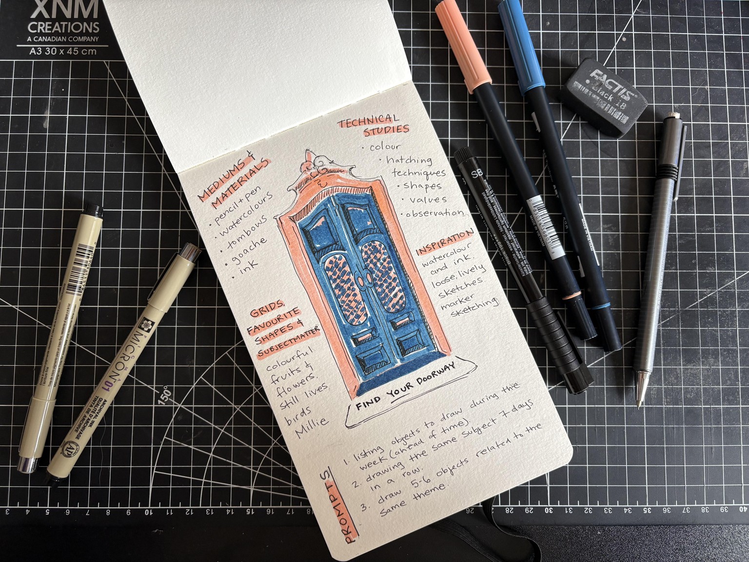 Sketchbook fillers - image 1 - student project