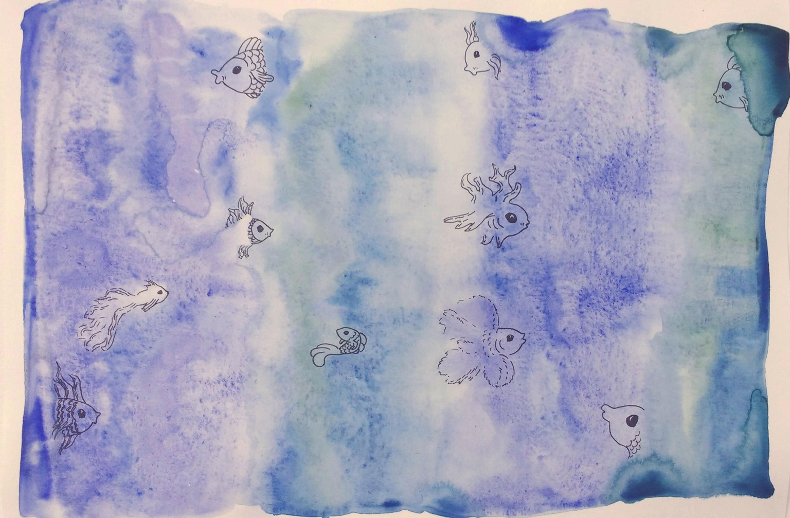Relaxing watercolors - image 1 - student project