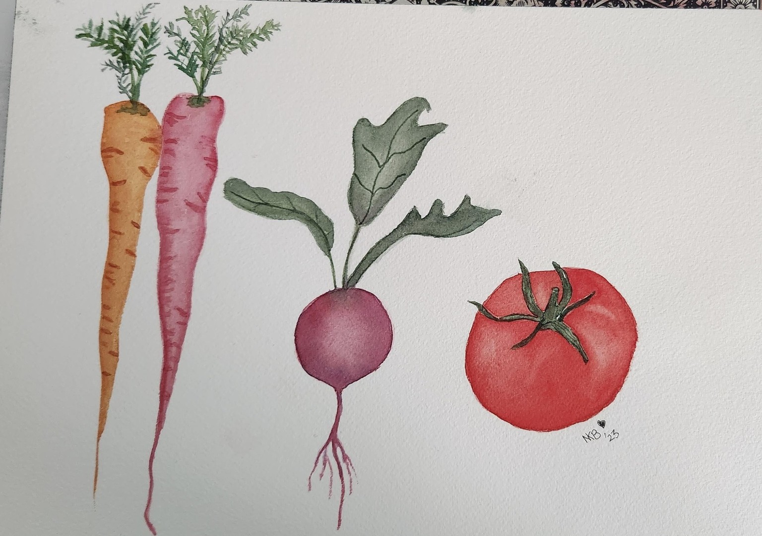 Editing Watercolor Painting Using App Retouch - image 1 - student project