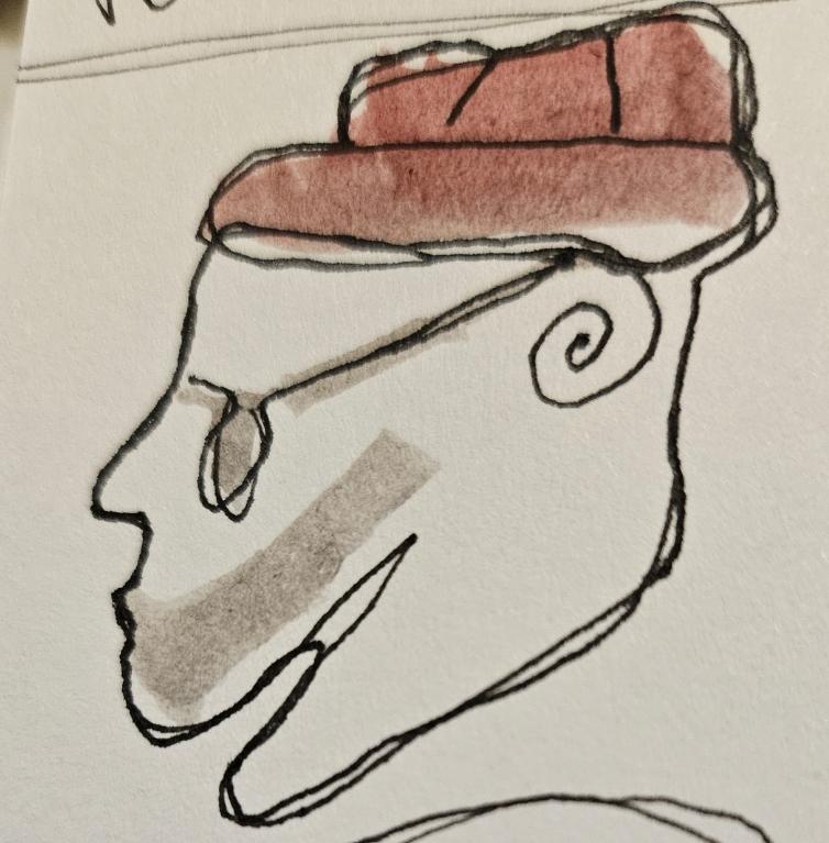 One Line Faces - image 2 - student project