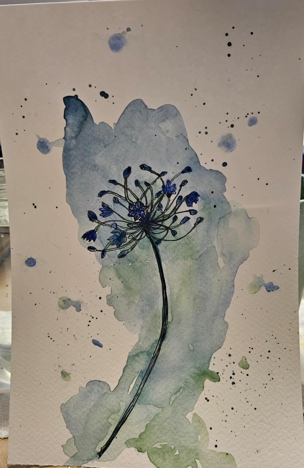 Aga what? :) Calm Blue Flower - image 1 - student project