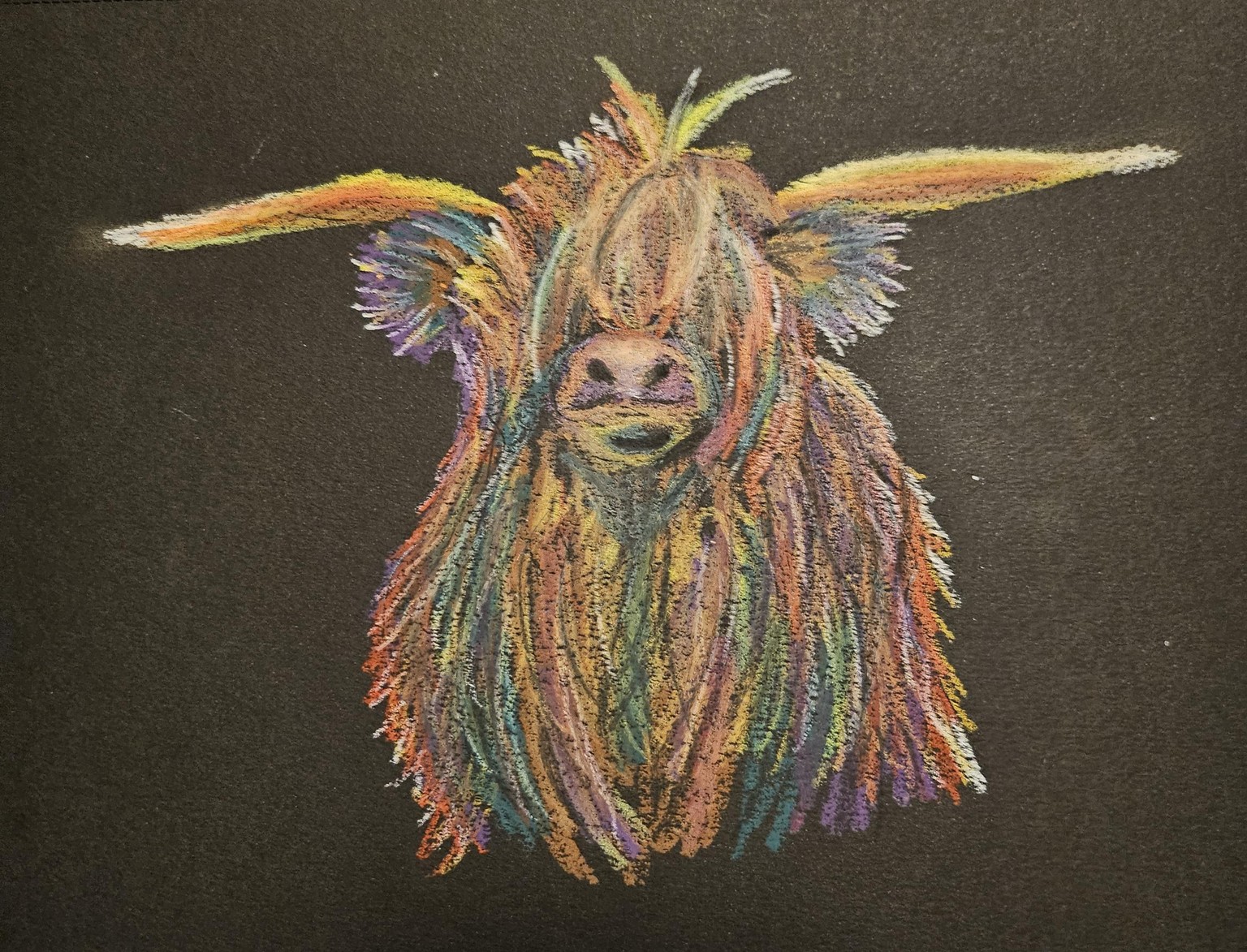 Animals in Oil Pastels - image 1 - student project