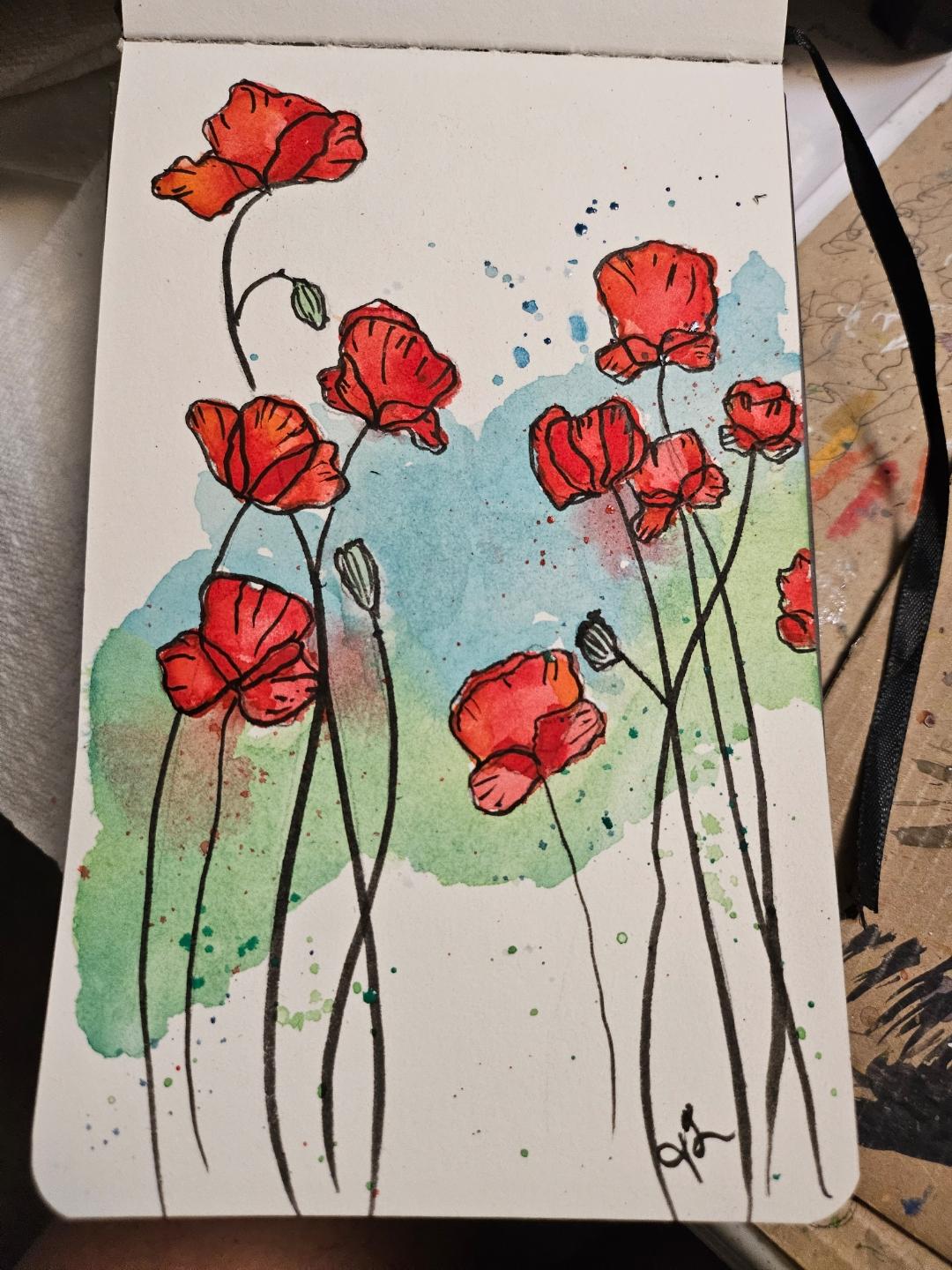 Splashy Flowers - image 1 - student project