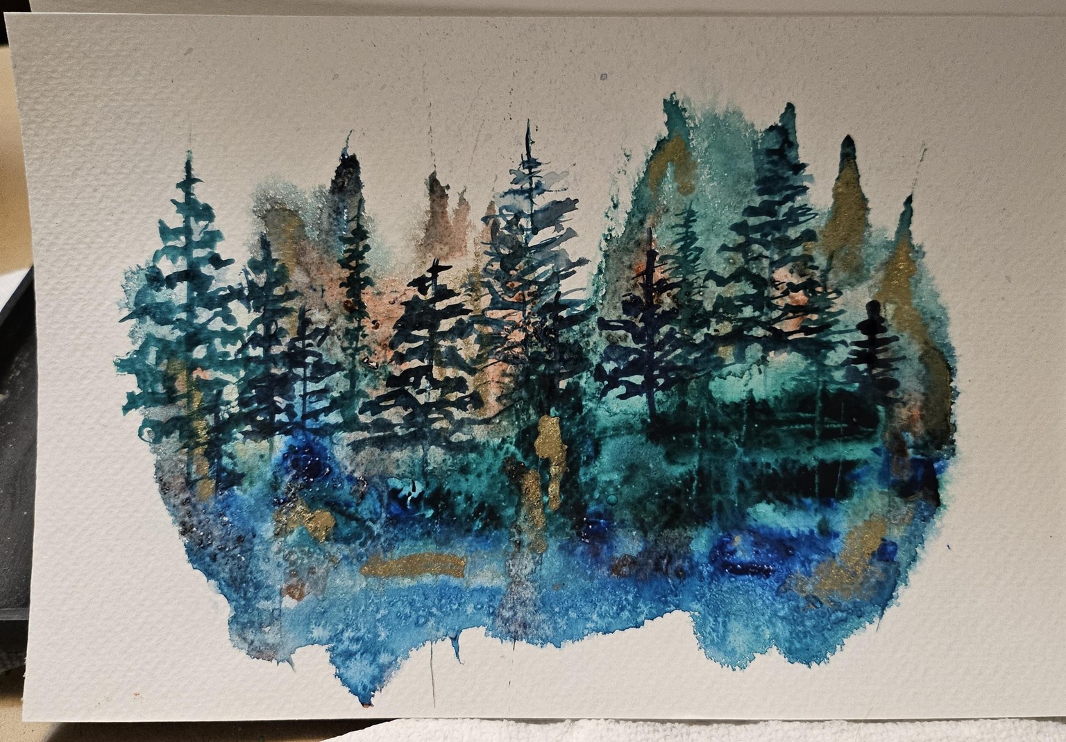 Edgy Pallet Knife Forest - image 1 - student project