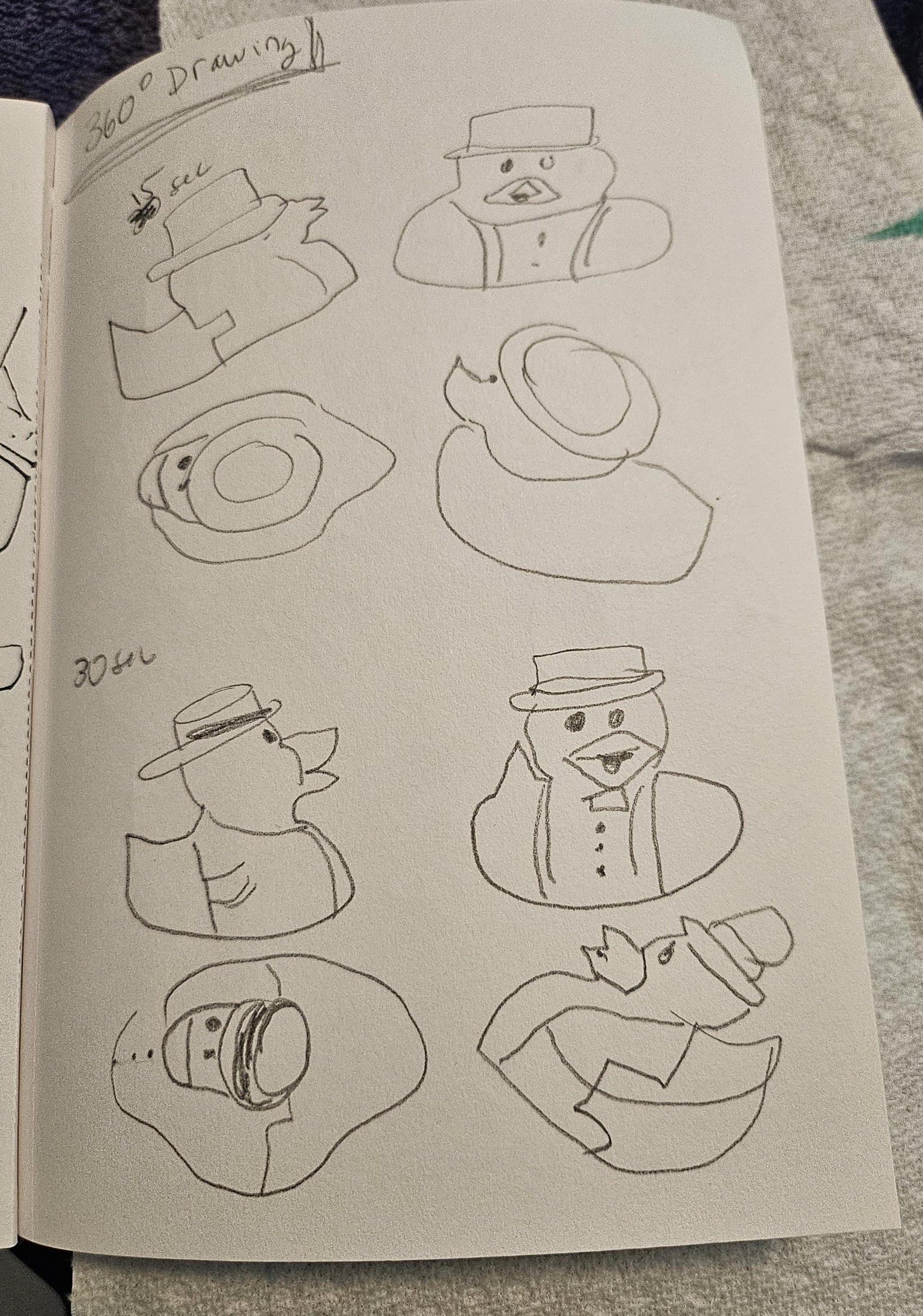 Timed and 360 Sketchbook Fun - image 9 - student project