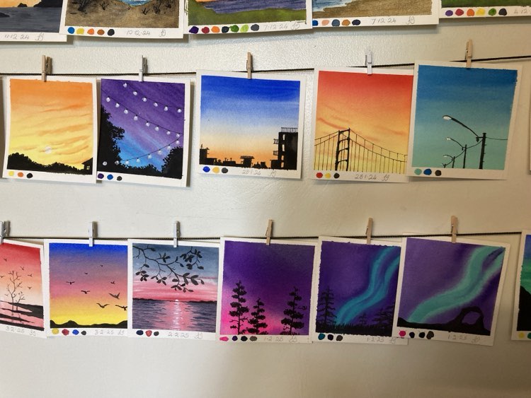 Silhouettes on bold skies - image 2 - student project