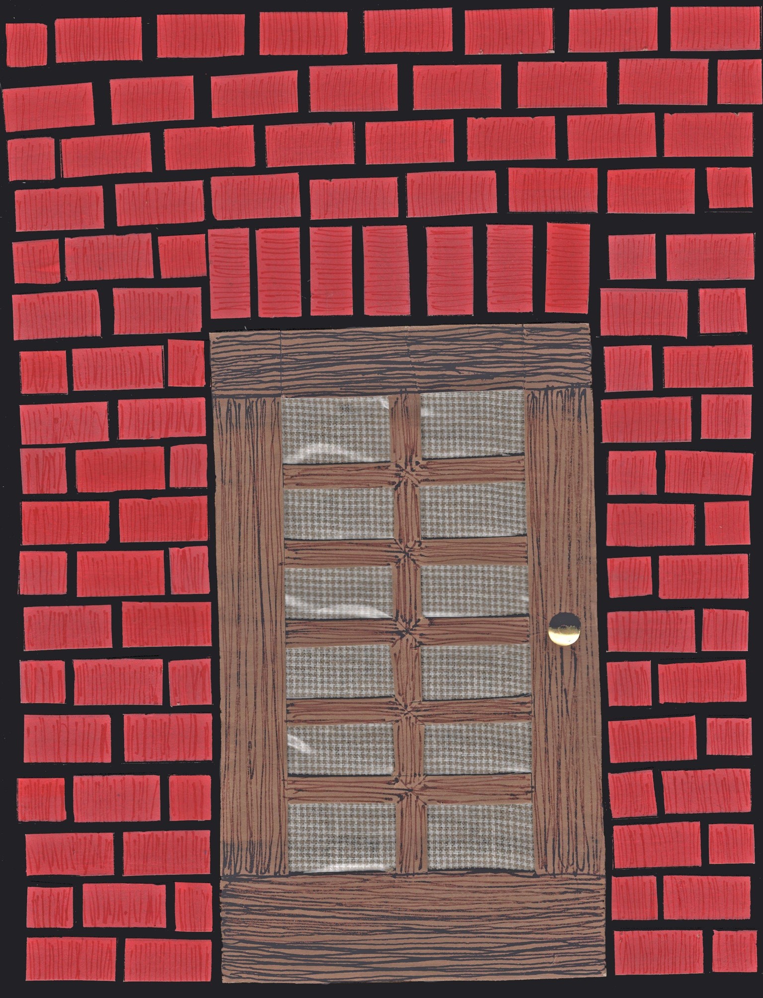 cardboard front door - image 1 - student project