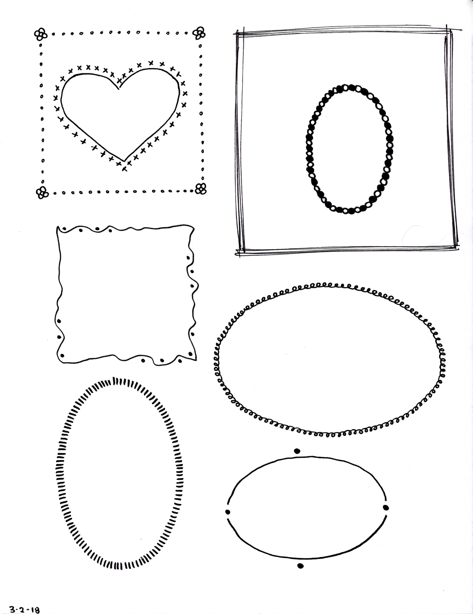 Doodle borders - image 3 - student project