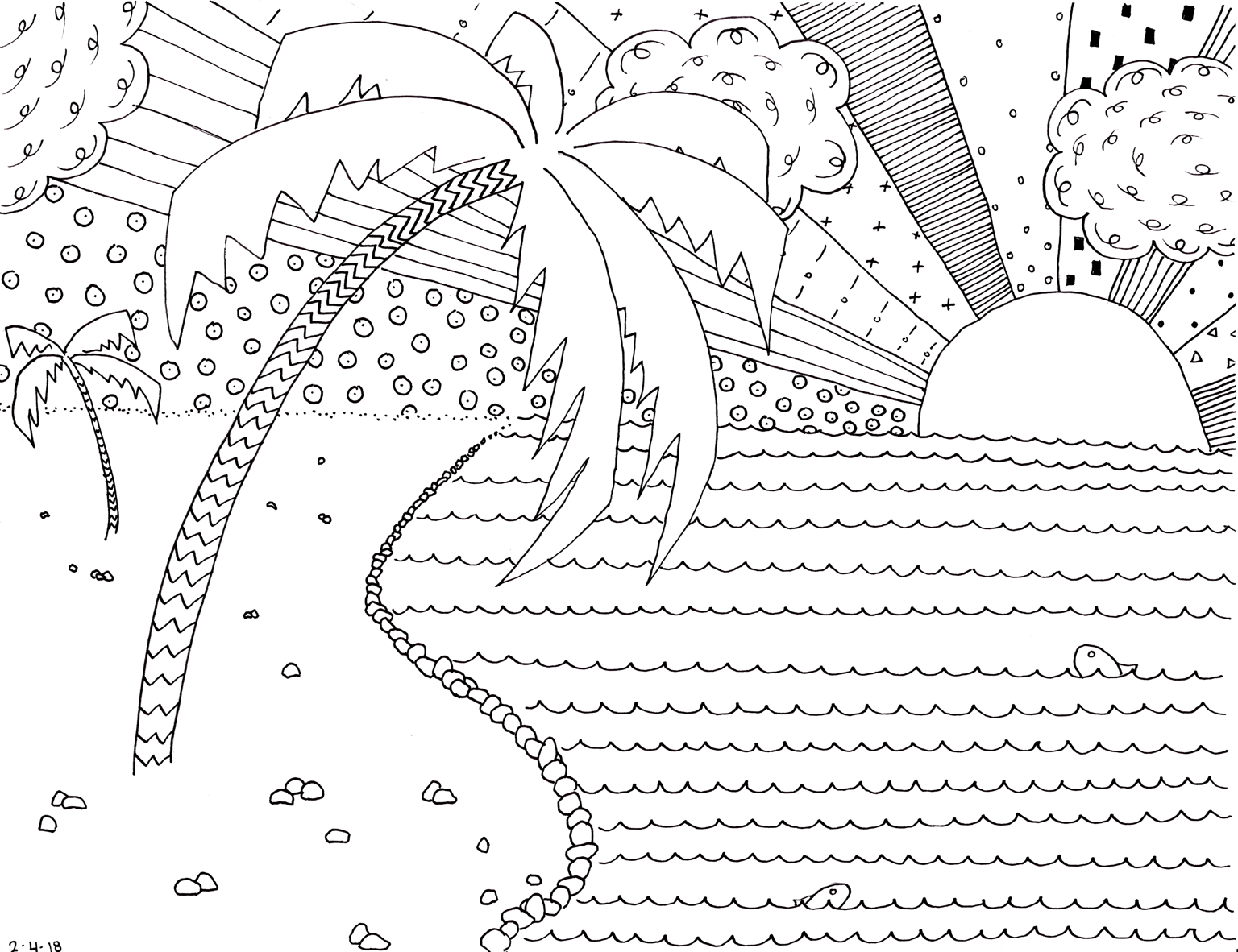 doodle landscapes - image 2 - student project