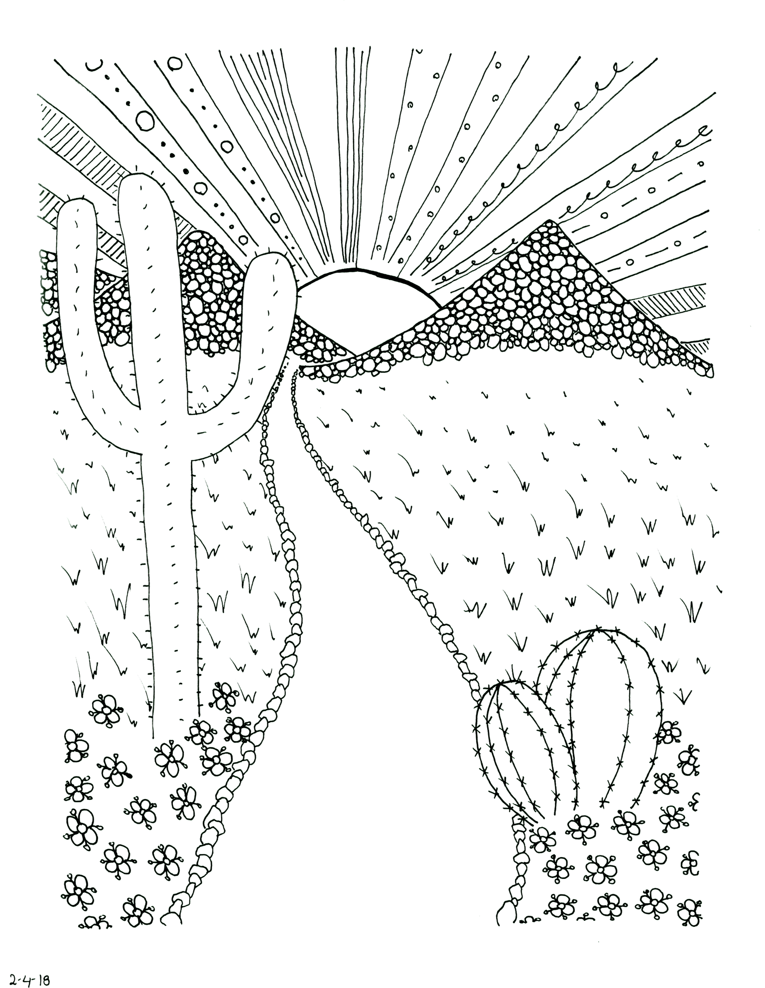 doodle landscapes - image 1 - student project