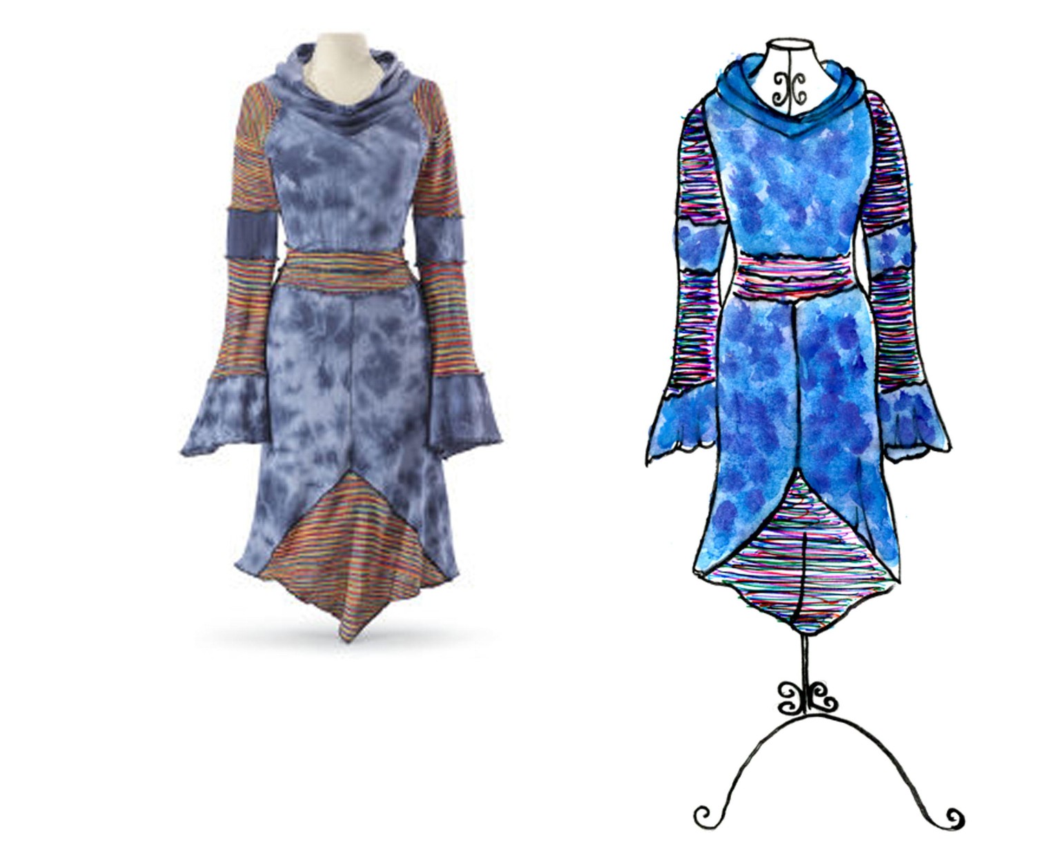 watercolor fashions - image 2 - student project