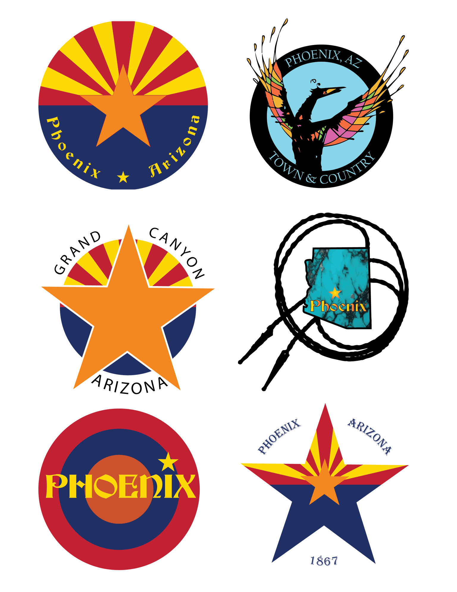 hometown logos - image 1 - student project