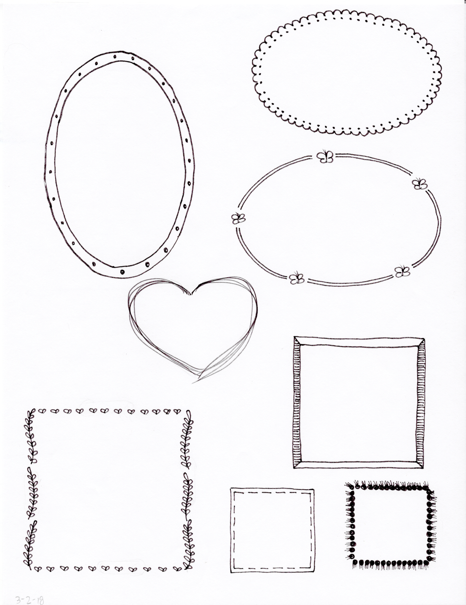 Doodle borders - image 2 - student project