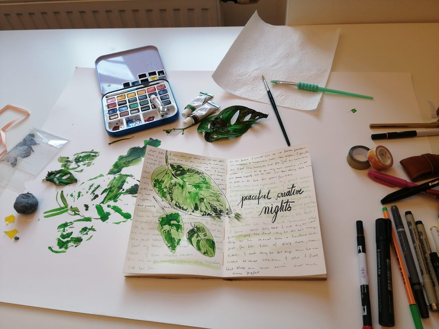 leaf stamping - image 1 - student project