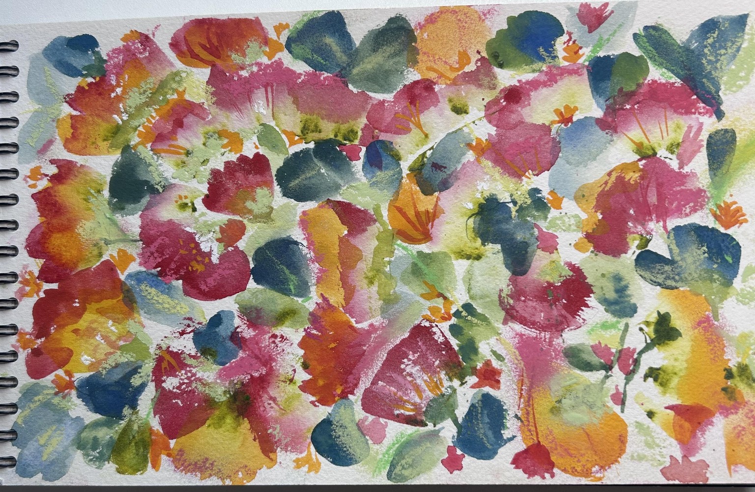 Mixed Media Florals - image 1 - student project