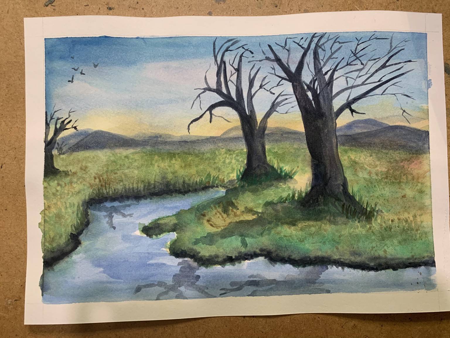 Atmostpheric Painting with Watercolor Mentor - image 1 - student project