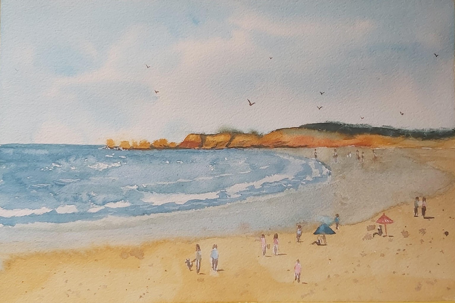 Beach Scene - image 1 - student project