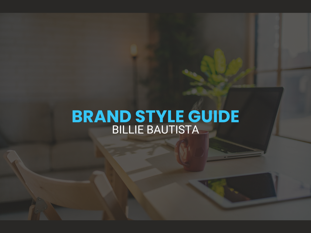 Billie Bautista • Brand Style Guide - image 1 - student project