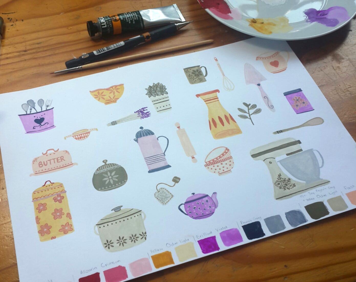Kitchen Utensils & Tea Cups - image 1 - student project
