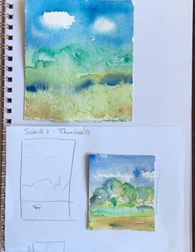 Landscape from reference image - image 2 - student project