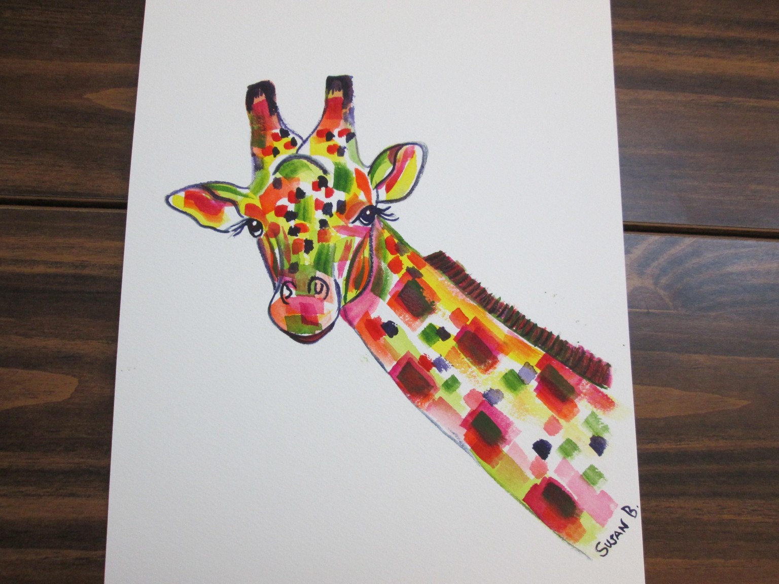 Colorful Giraffes - image 1 - student project
