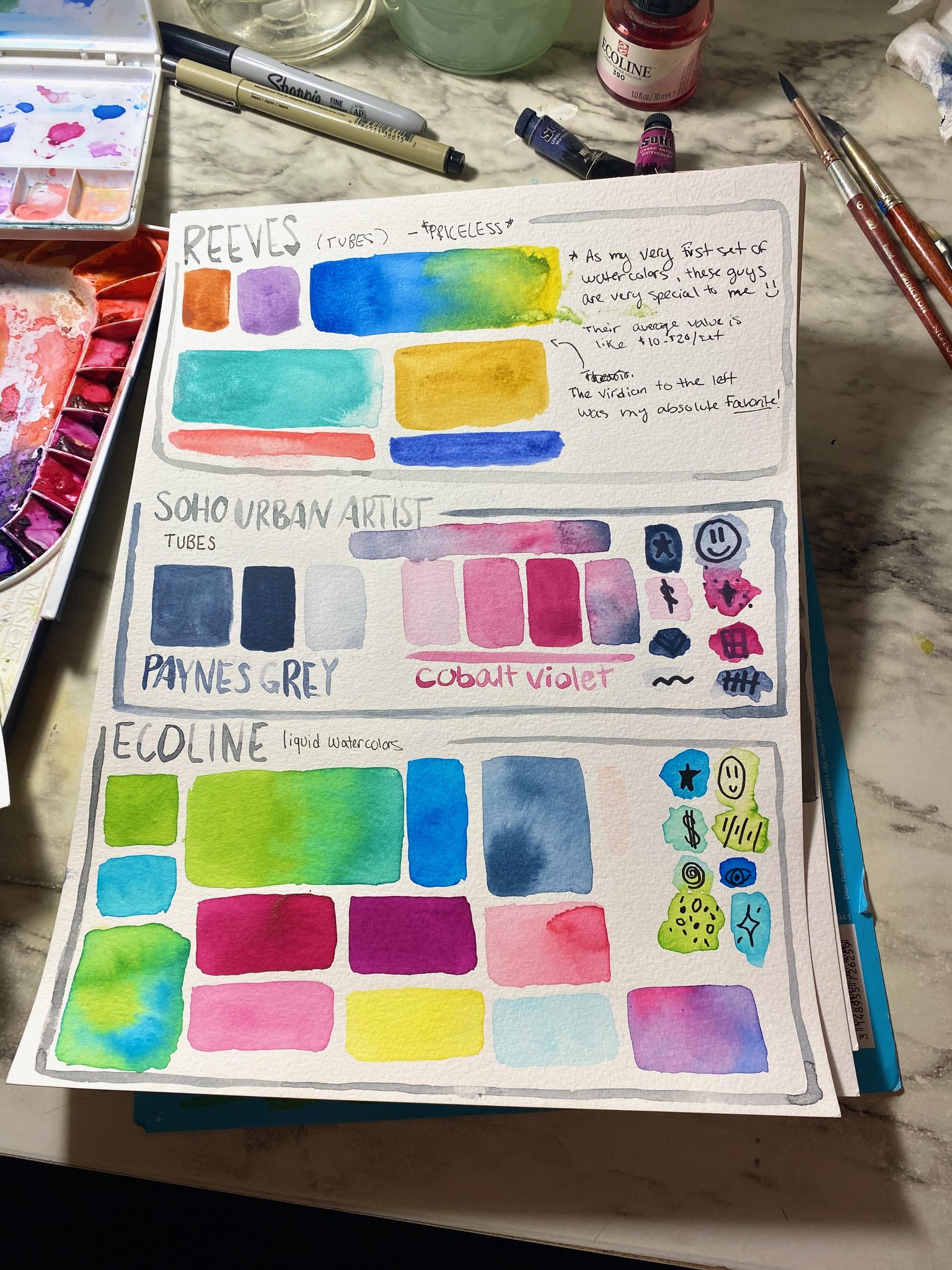 My Watercolor Library - image 4 - student project