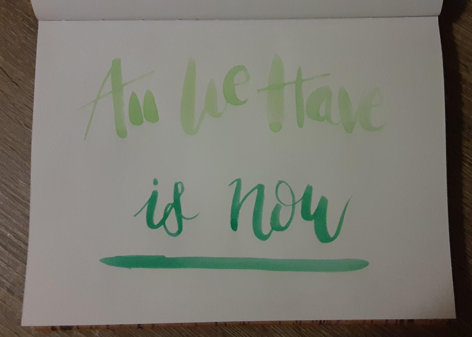Brush Lettering - image 1 - student project