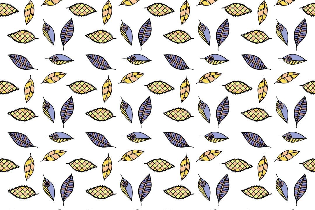Color ways for the leaves pattern - image 2 - student project