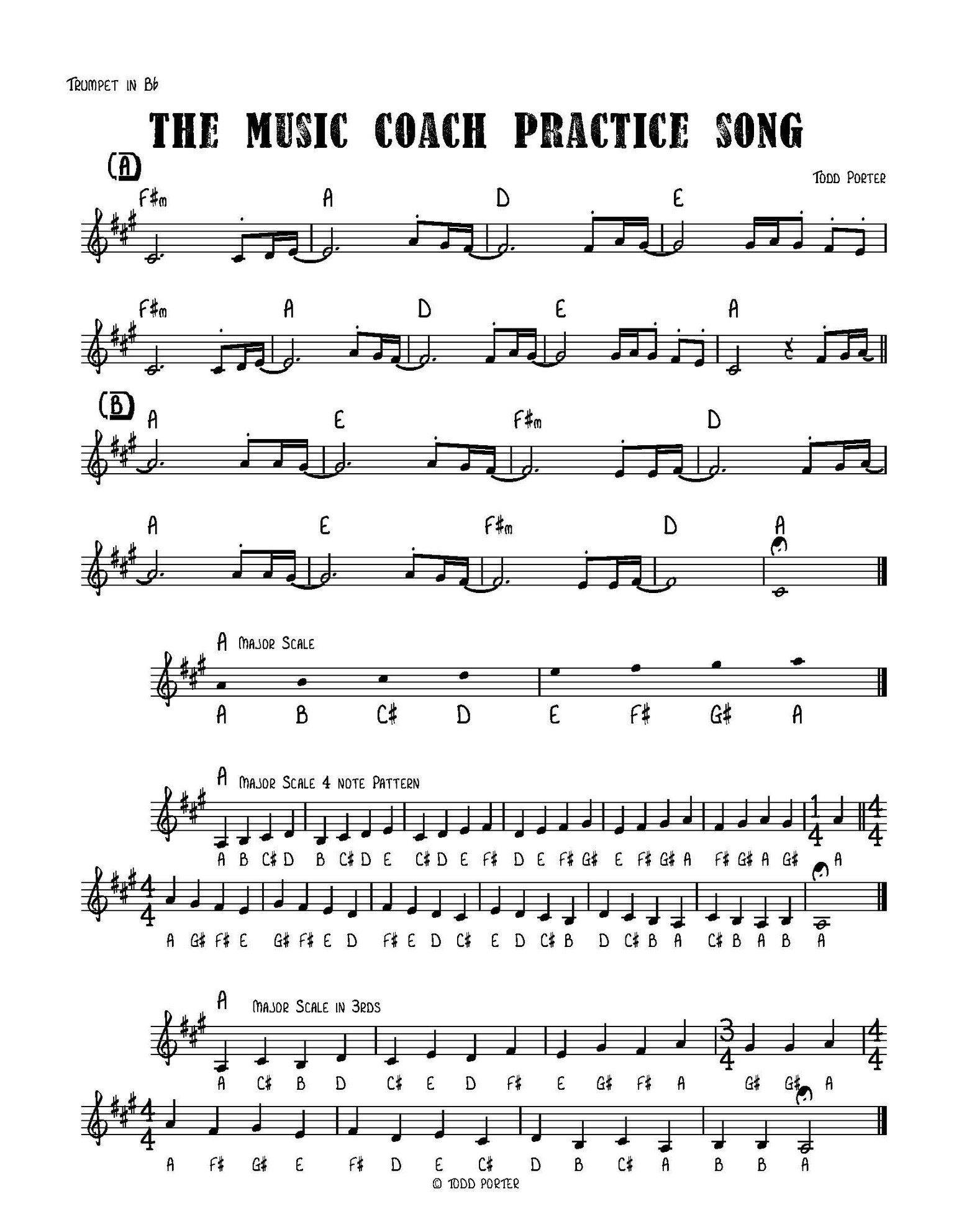 Trumpet Sheet Music - image 1 - student project