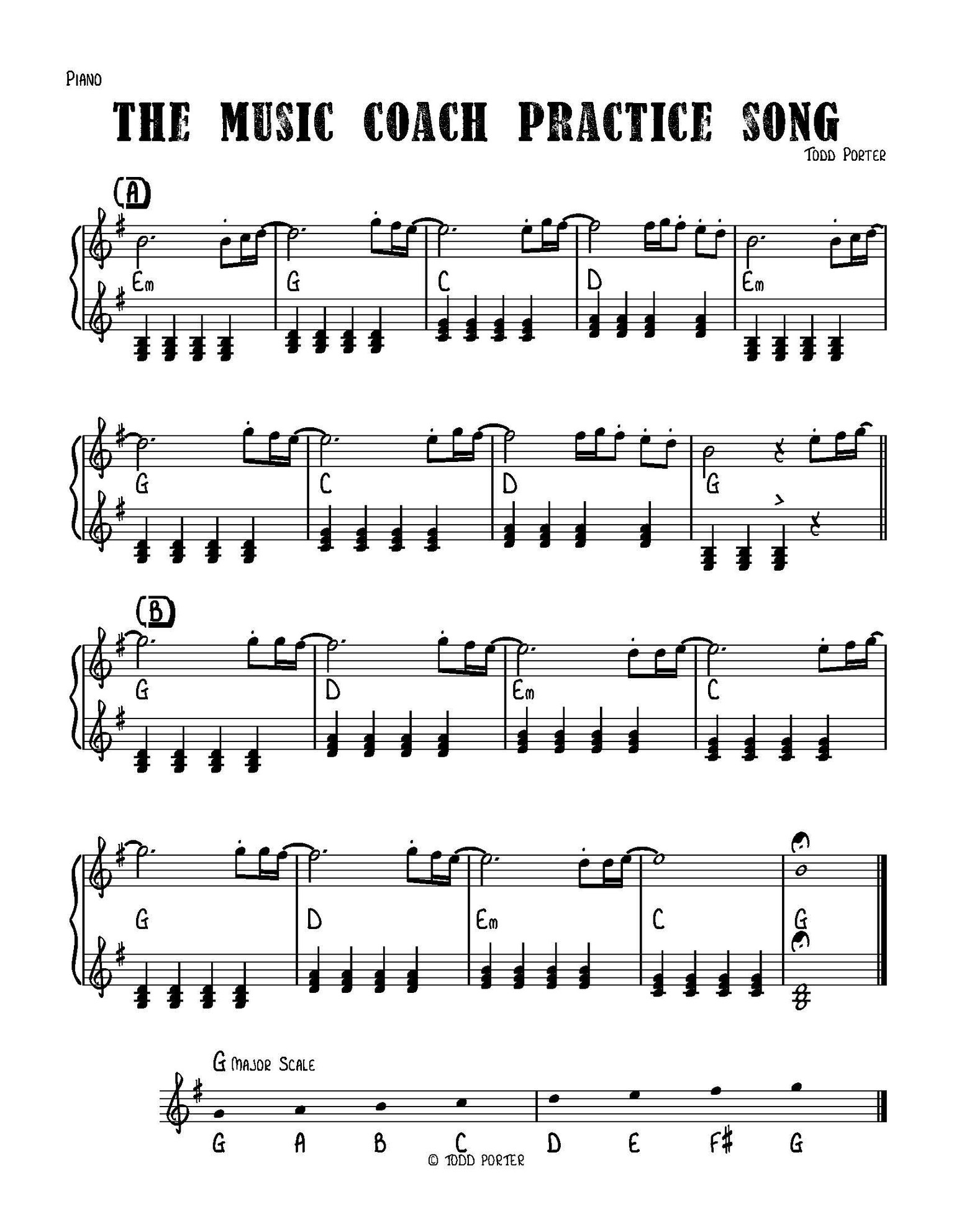 Piano Sheet Music - image 1 - student project