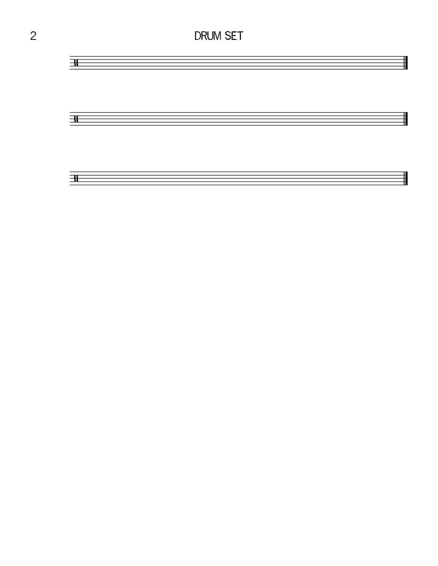 Drum Sheet Music - image 2 - student project