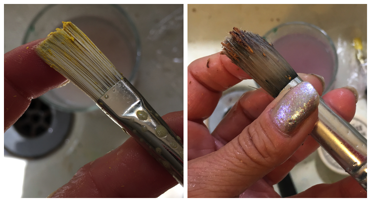 The Dried Acrylic Brushes, 24 Hours Later - image 2 - student project