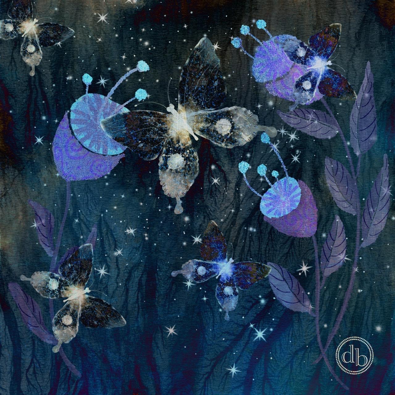Mystical night forest - image 1 - student project
