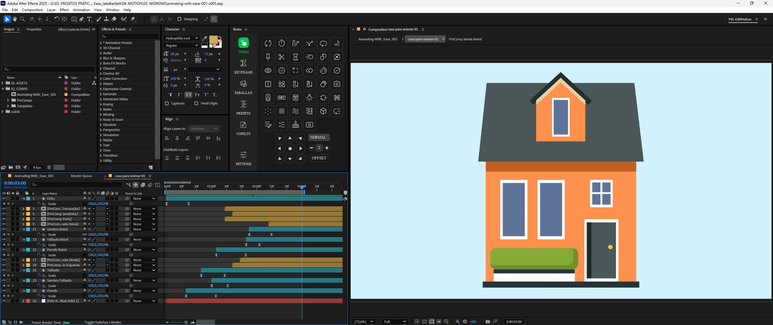 Render final do projeto do curso Animating With Ease V1 - image 1 - student project